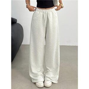 Wide Leg Drawstring Sweatpants